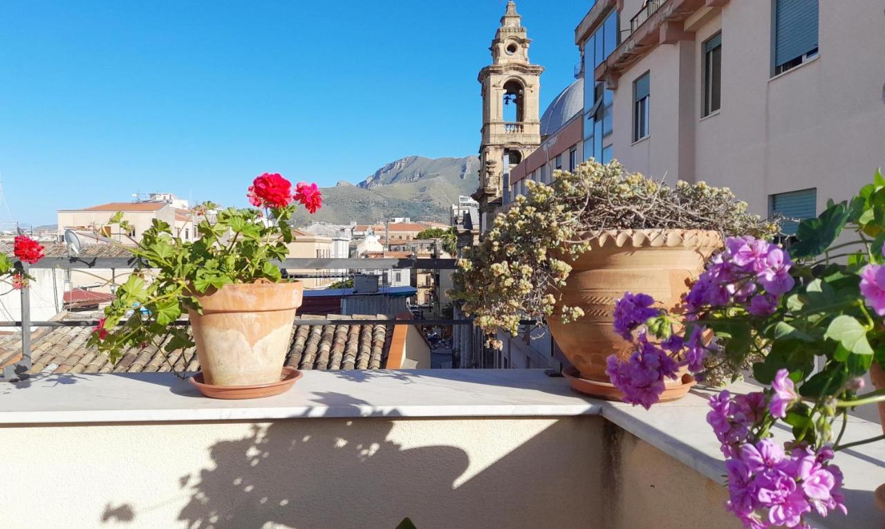 Terrace With View Attic In Old Town Ballarhome Palermo Exterior photo
